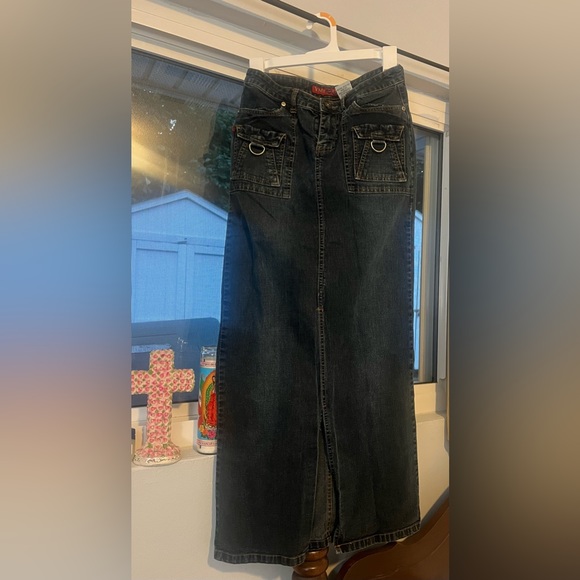 90s denim skirt - Picture 1 of 4